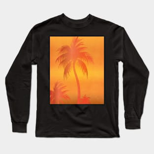 Tropical Palm Tree Long Sleeve T-Shirt